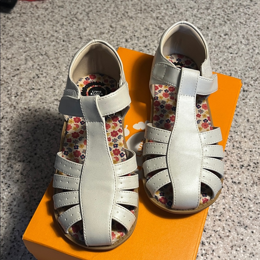 Livie & Luca Cream Kids Sandals